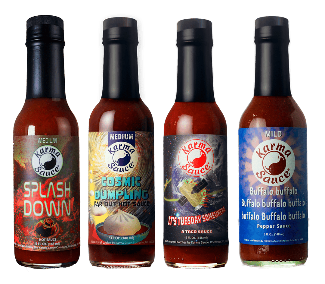 Latest Drops hot sauce by Karma Sauce Company LLC